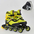 Детские ролики Best Roller 8903 L (6) колеса PU, без света , в сумке , d = 7.6 см Желтый 39-42