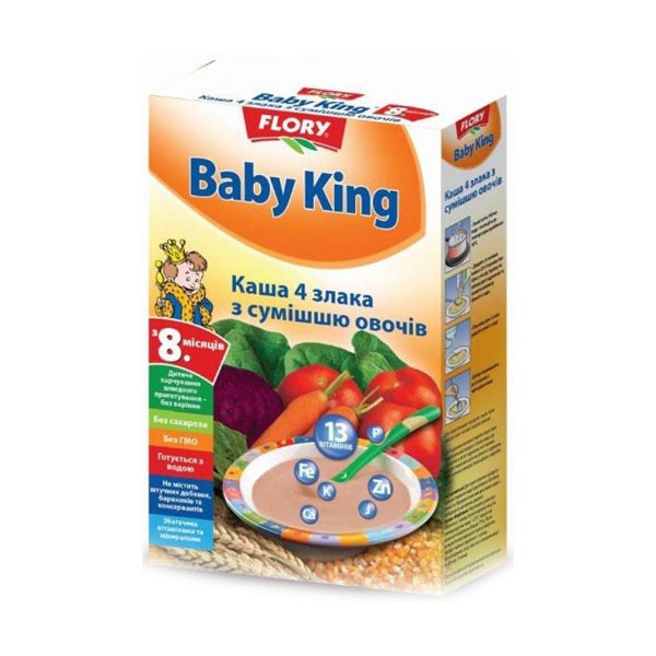 Baby king каша гречневая